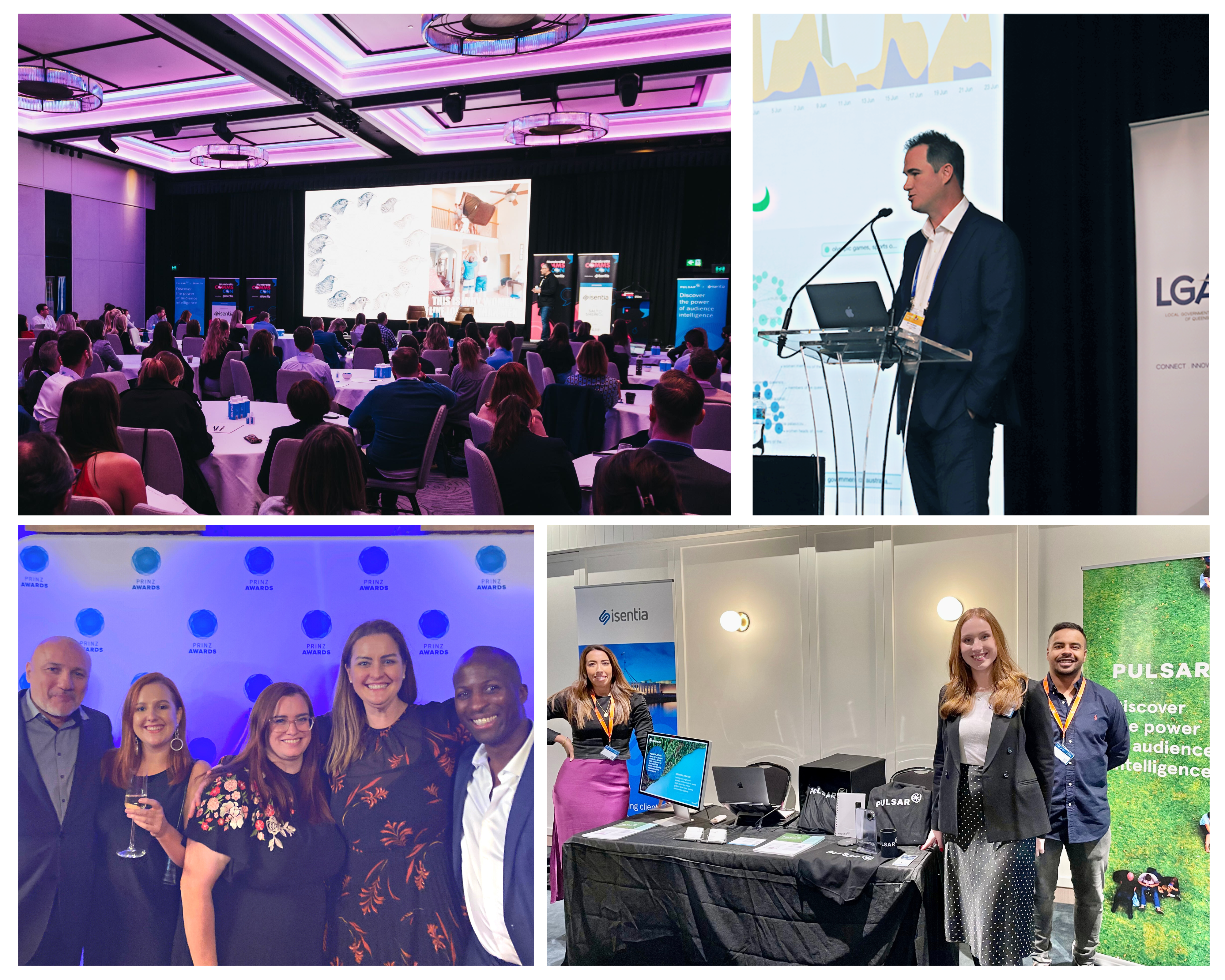 Isentia at events Communications and sales teams attending networking events