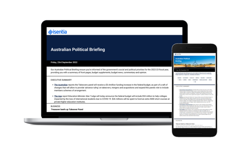 Australian Political Daily Briefing