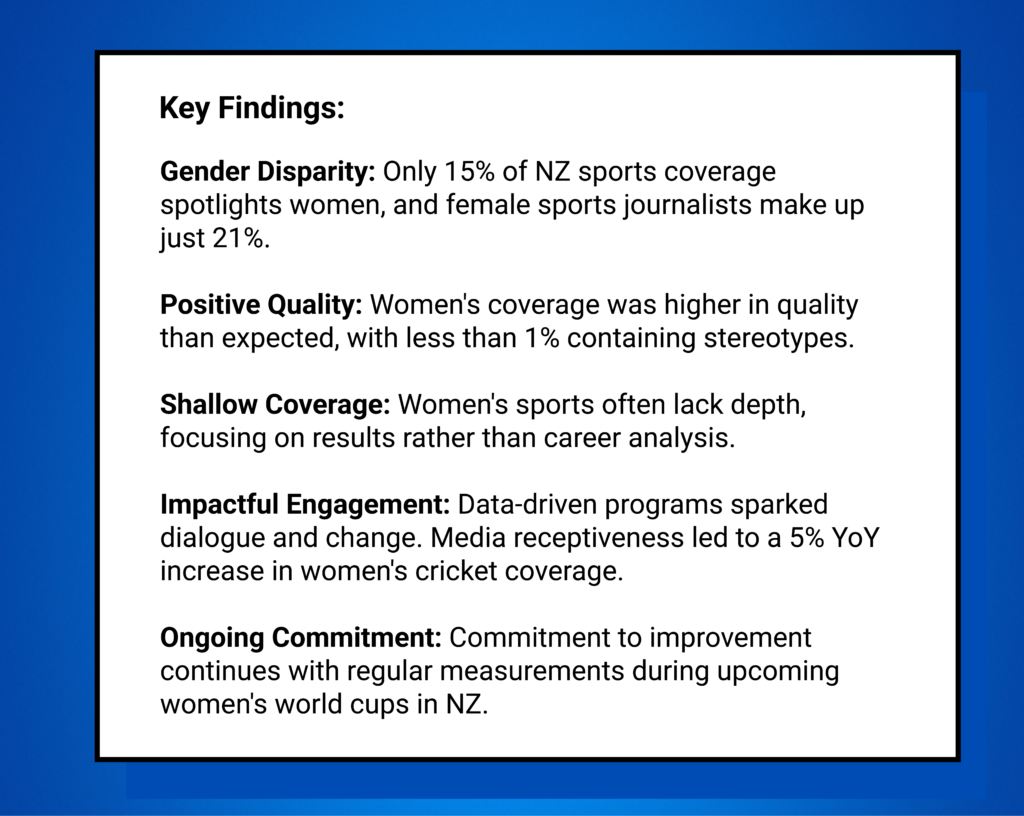 Key findings sport new zealand